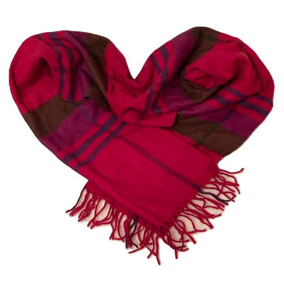 Perfect Valentine Wool-Blend Red Pink Scarf - Picture 16 of 16